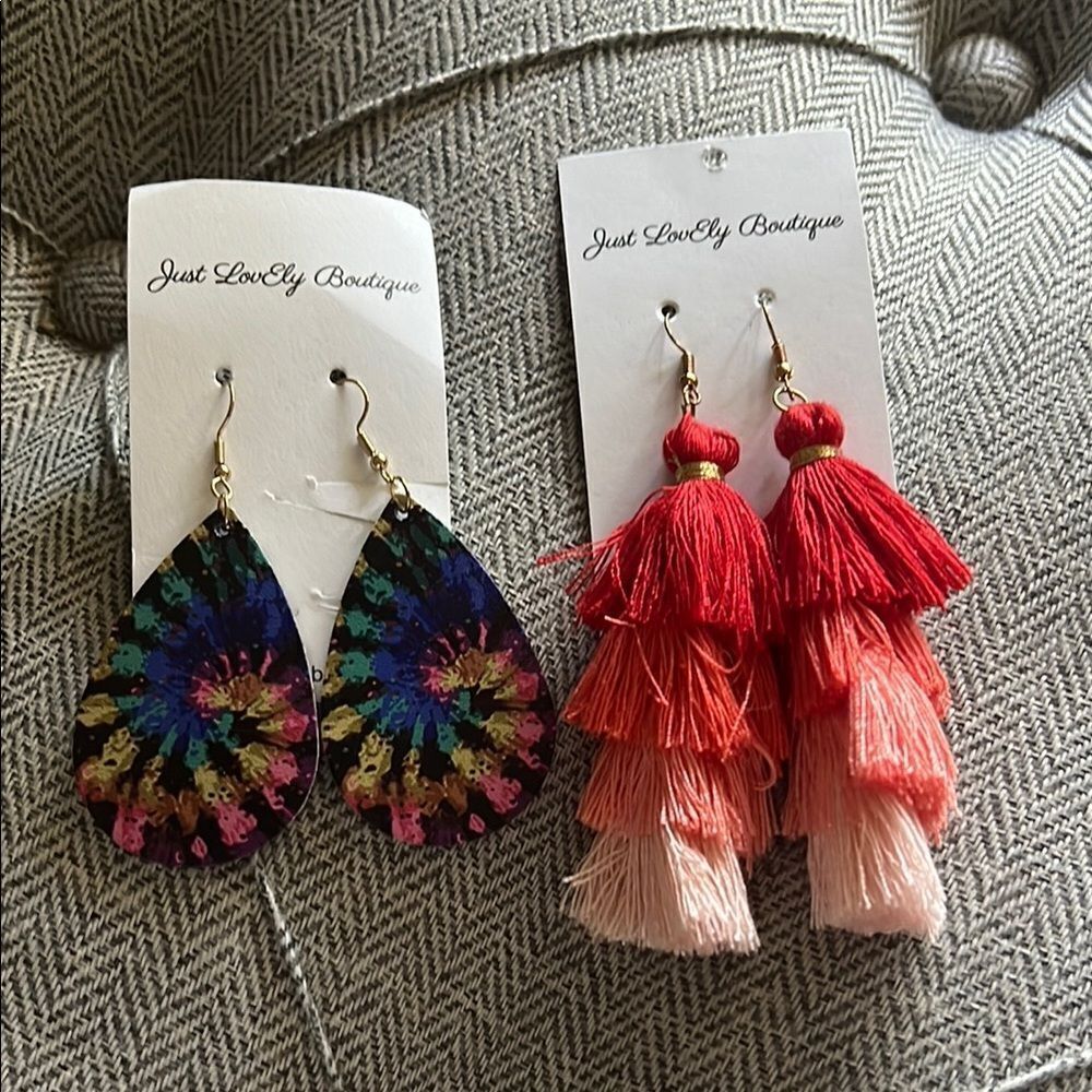 Two Just Lovely Boutique Earrings Sets